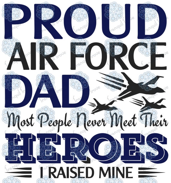 Download SVG & DXF design - Set of 2 - Proud Air Force Mom and Dad t-shirt and decal cut file for die ...