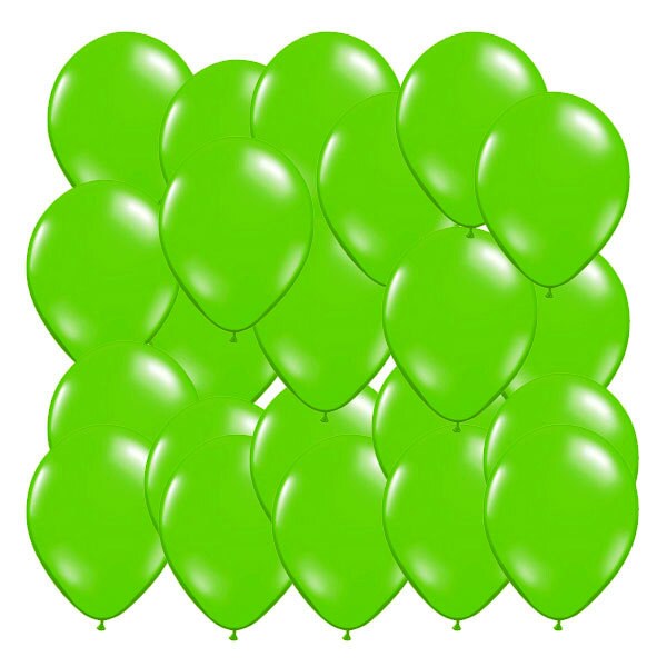 15 Lime Green balloons Qualatex 11 latex by Truetreasures55