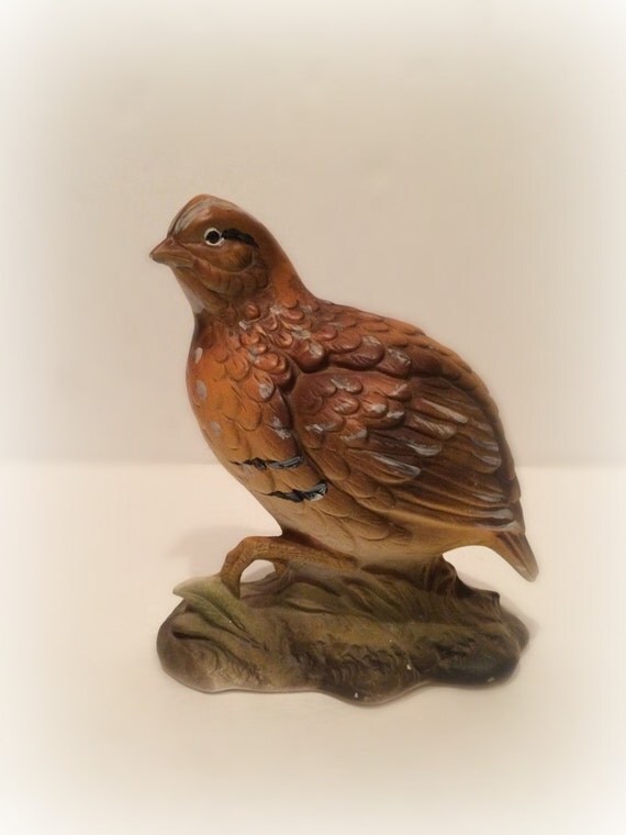 Bobwhite Quail Figure Quail Figurine by BuddyJacksDawgHouse