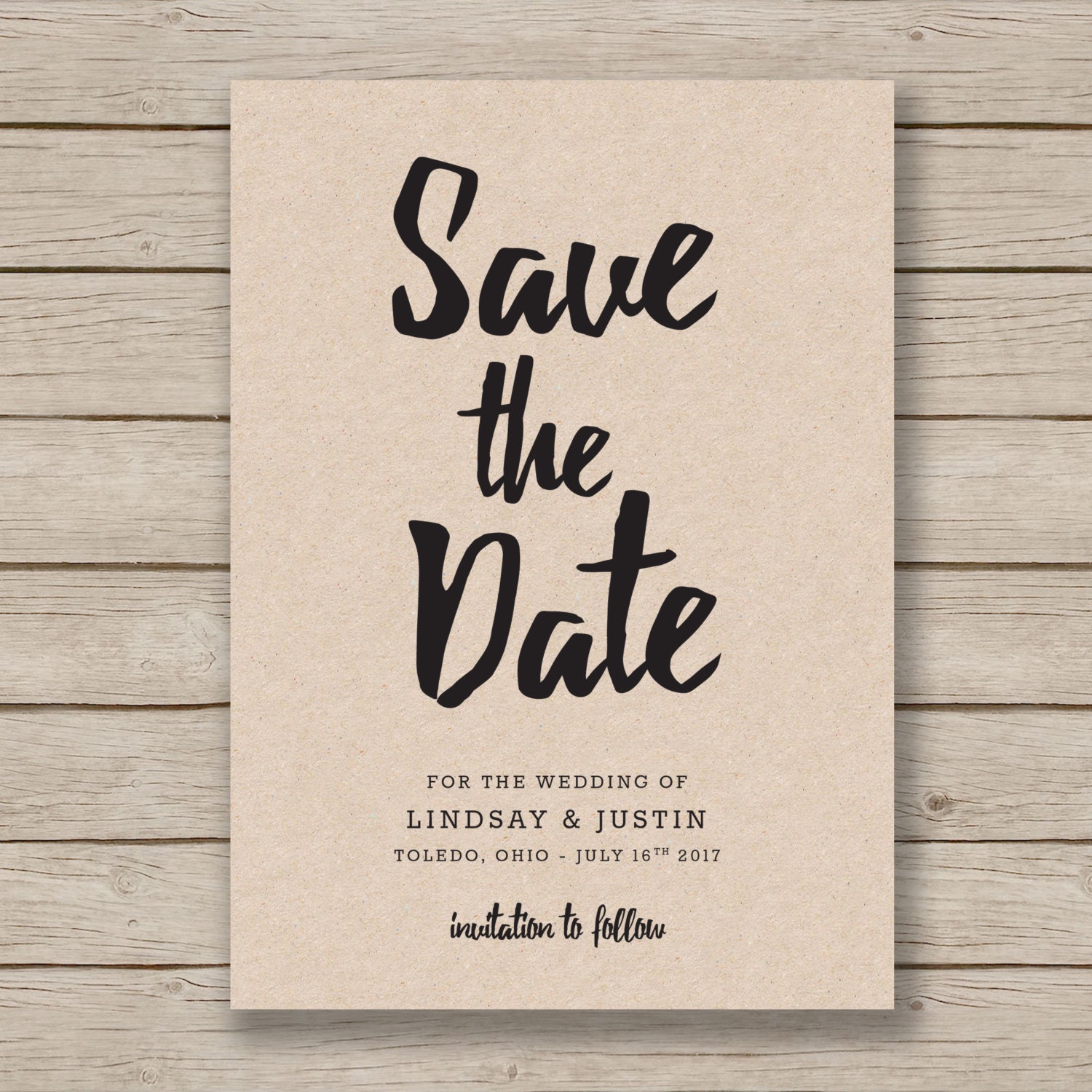 Save The Date Template EDITABLE By YOU In Word DIY Wedding