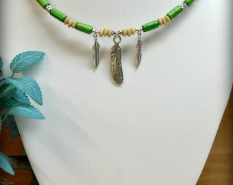 Items similar to Tongva Native American Necklace .001 on Etsy