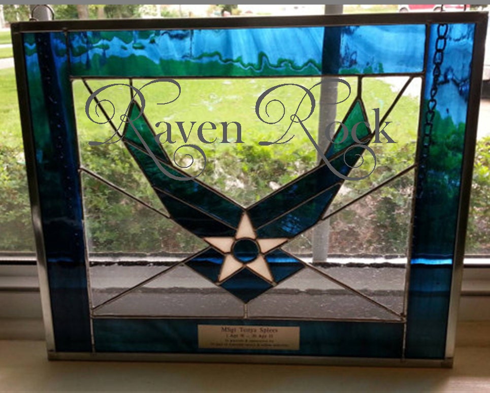 stained glass air force 1