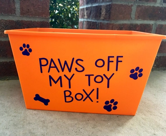 dog toy storage bin