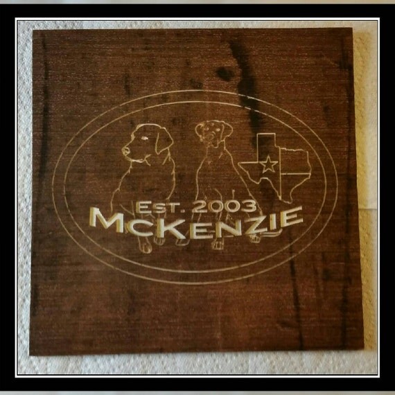 Items similar to Custom Woodwork/Engraving Logo or Art on Etsy