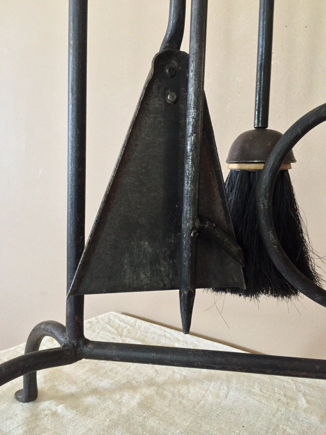 Vintage Hand Fireplace Tool Set / Fireplace Tools