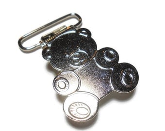 New Hot Sale 20x Round Shape Pacifier Suspender Clips Holder Crafts W Plastic In - Foto 10