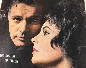 Life Magazine, Richard Burton and Elizabeth Taylor, Cleopatra, April 19, 1963