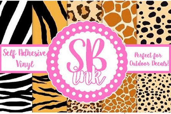 items similar to animal print glossy outdoor adhesive vinyl exact