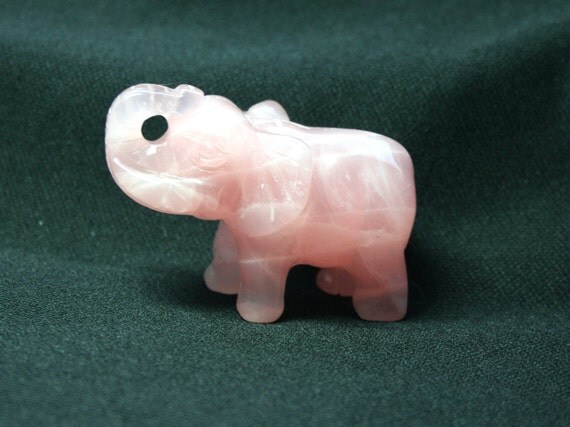 quartz elephant figurines