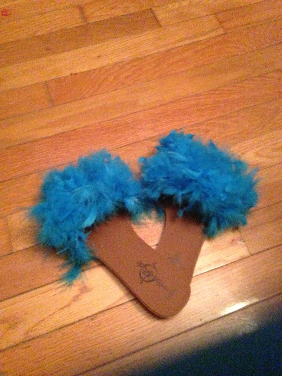 fluffy feather slides