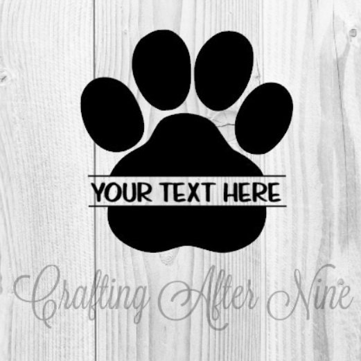 Download Paw Print SVG Cut Files, Seperated Paw Print SVG, Screen ...