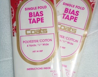 Vintage Single Fold Bias Tape Bandana Print