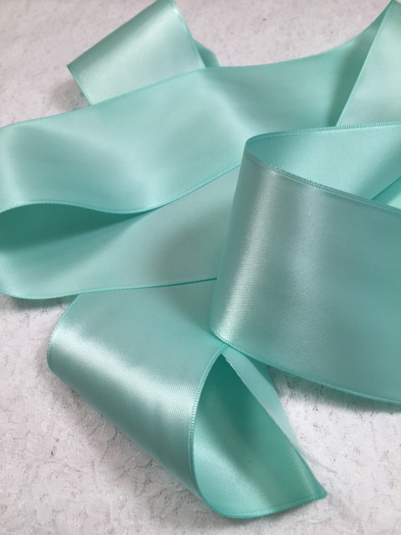Green Satin Ribbon/Mint Green Satin Ribbon/Mint Green Wedding