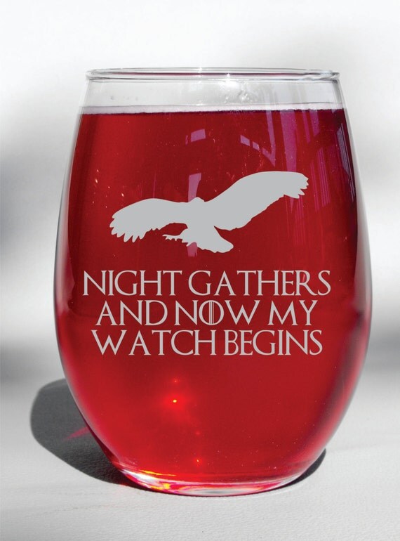 Deep Engraved Dishwasher Safe Game of Thrones Stemmed or