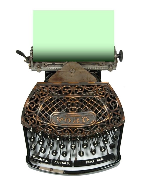 Items similar to Funny typewriter in Excel File on Etsy