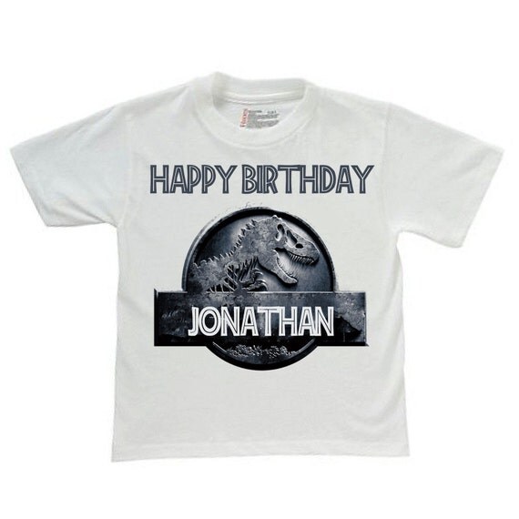 jurassic world birthday shirts