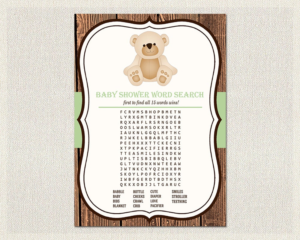 word-search-teddy-bear-baby-shower-games-green-rustic-word-sexiz-pix