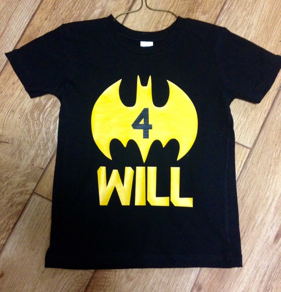 batman birthday shirts for family