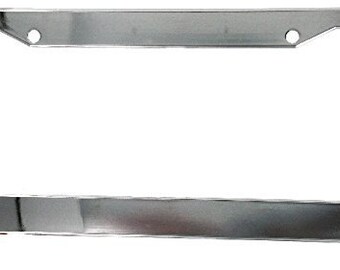Blank - Chrome Automobile License Plate Frame -