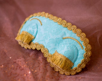 Holly Golightly sleep mask, Breakfast at Tiffany's eye mask, Audrey Hepburn blindfold, Birthday gift for her, Christmas present for women