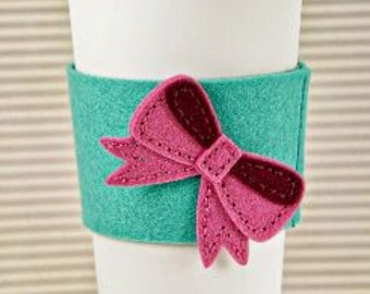 Handmade Cup Sleeves, Felt Cup Cozy, Felt Coffee Cozy, Felt Coffee Sleeves, Felt Coffee Cup Sleeves, Felt Cup Sleeves, Hot Cup Sleeves