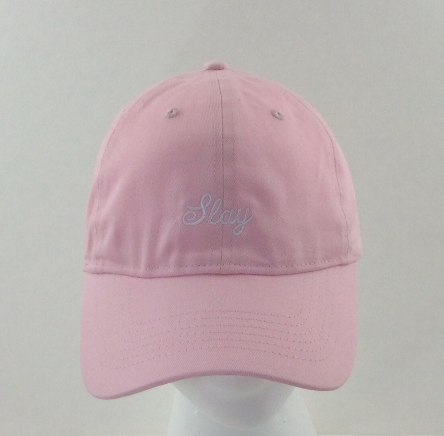 Slay cap cute hat baseball cap cute cap ball cap blush w/