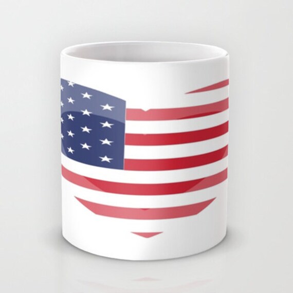items similar to heart usa mug flag mug ceramic mug items similar to heart usa mug flag mug ceramic mug