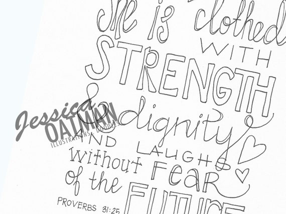 Set of 3 Faith Coloring Page Coloring Pages Bible Verse