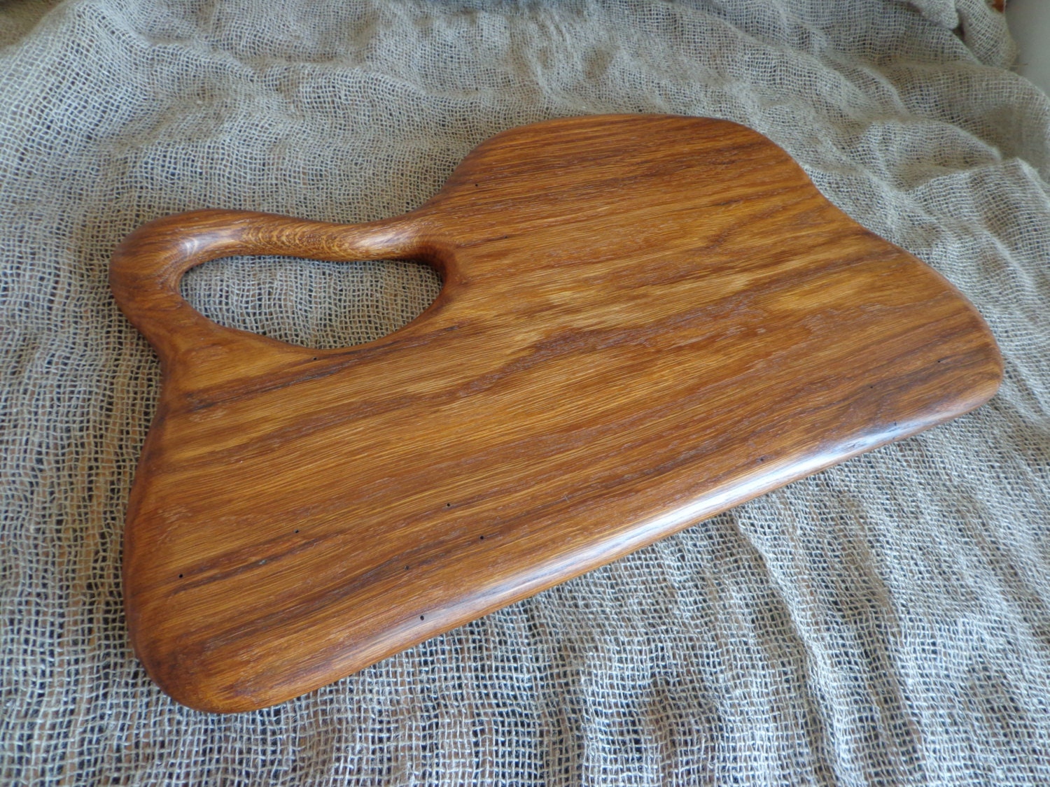 Wood Cutting Board Natural Oak Wood Rustic Cutting Board 