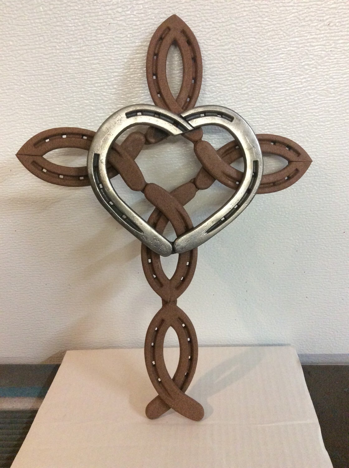 Horseshoe Christian Fish Cross and Heart