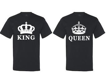 Items similar to Queen & Princess We wear Pink Matching T-shirts on Etsy
