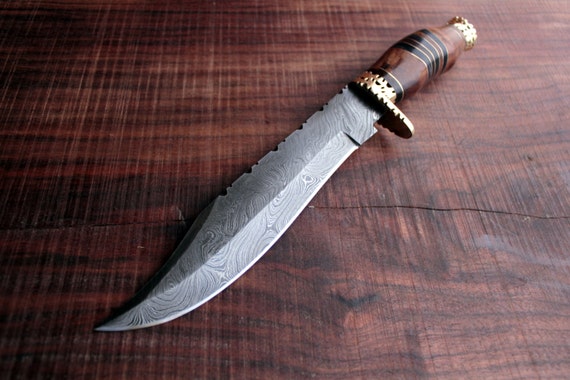 Aladdin Handmade Damascus Steel 13.5 Knife with by BlackBeardShop