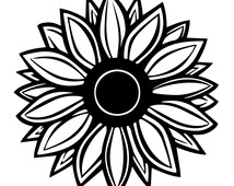 Download Popular items for sunflower silhouette on Etsy