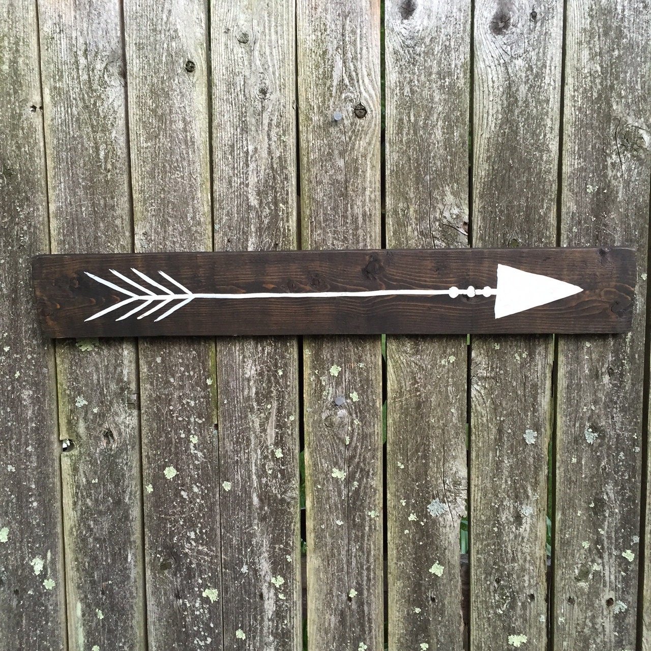 Rustic Wooden Arrow Sign Hand Painted Arrow Signs Rustic