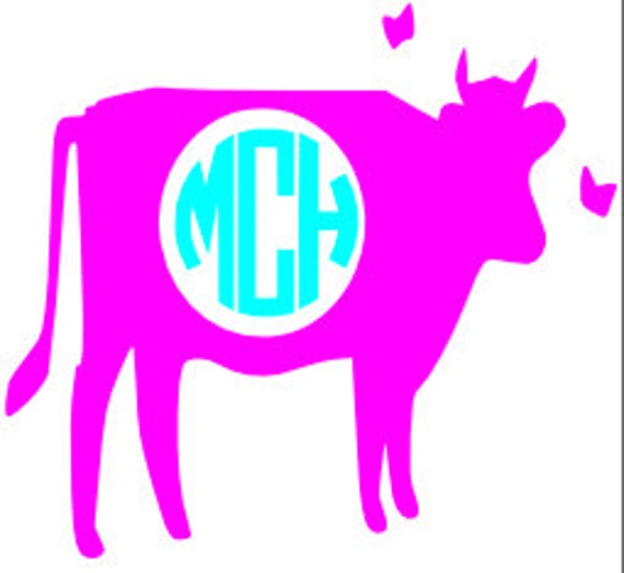 Download Cow with monogram for Farm and Country Girls by ...