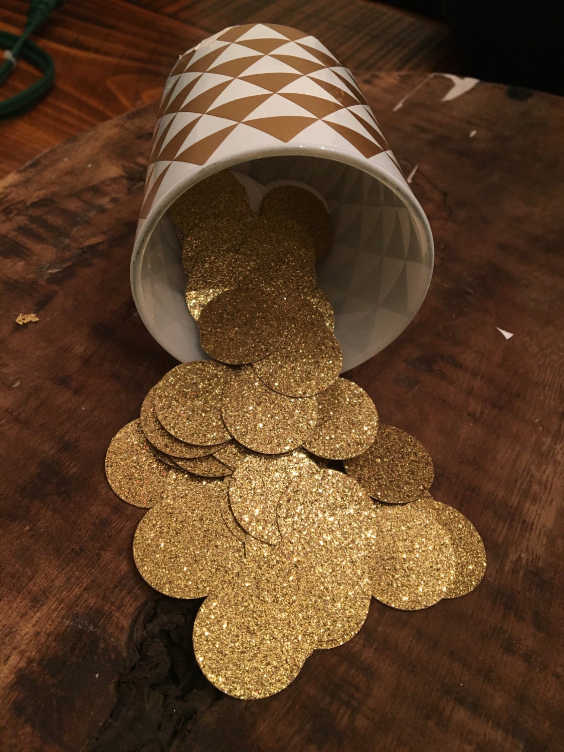 Table Confetti Gold Birthday Decorations Gold Glitter