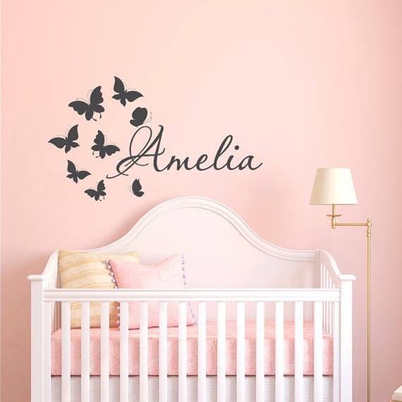Personalized Name Wall Decal Vinyl by specialgiftsnyc on Etsy