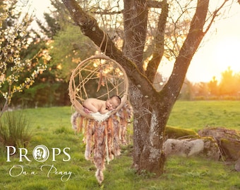Newborn Dreamcatcher Prop, Newborn Prop, Digital backdrop