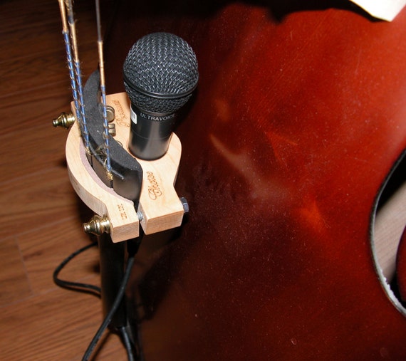 Upright Bass Microphone HolderSolid Maple