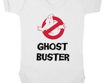 GHOSTBUSTER - New Girls/Boys Baby Bodysuit/Baby Grow/Onesie/Vest/Romper, Newborn Gift, Baby Shower, Christening Present, Ghostbusters 2016
