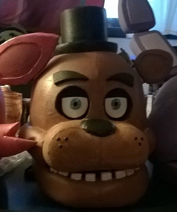 Freddy Fazbear Head Cosplay Five Nights at Freddy's