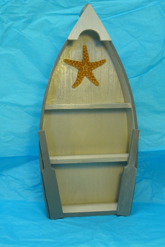 Boat wall hanging Starfish shelf beach wall hanging Novelty
