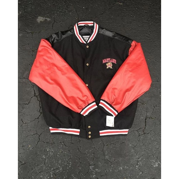 University of Maryland Varsity Jacket sz L