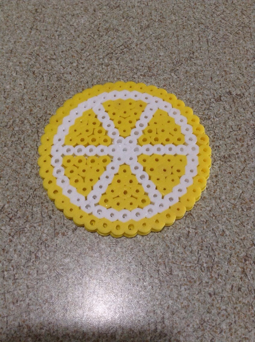 Lemon Perler Bead