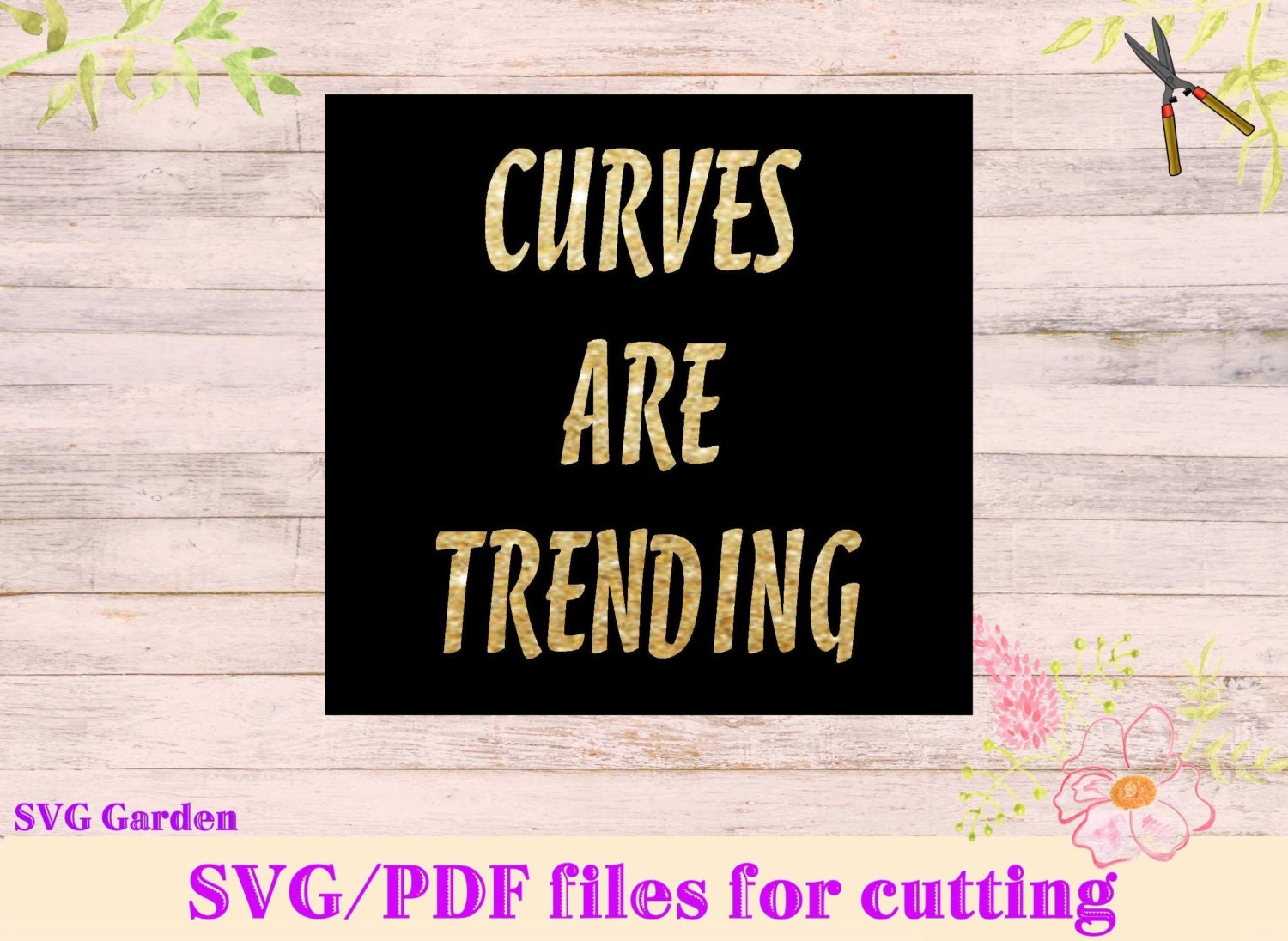 Download Curves Are Trending SVG file, digital design for vinyl ...