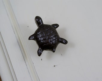 Cast Iron Turtle Drawer Pull Knob