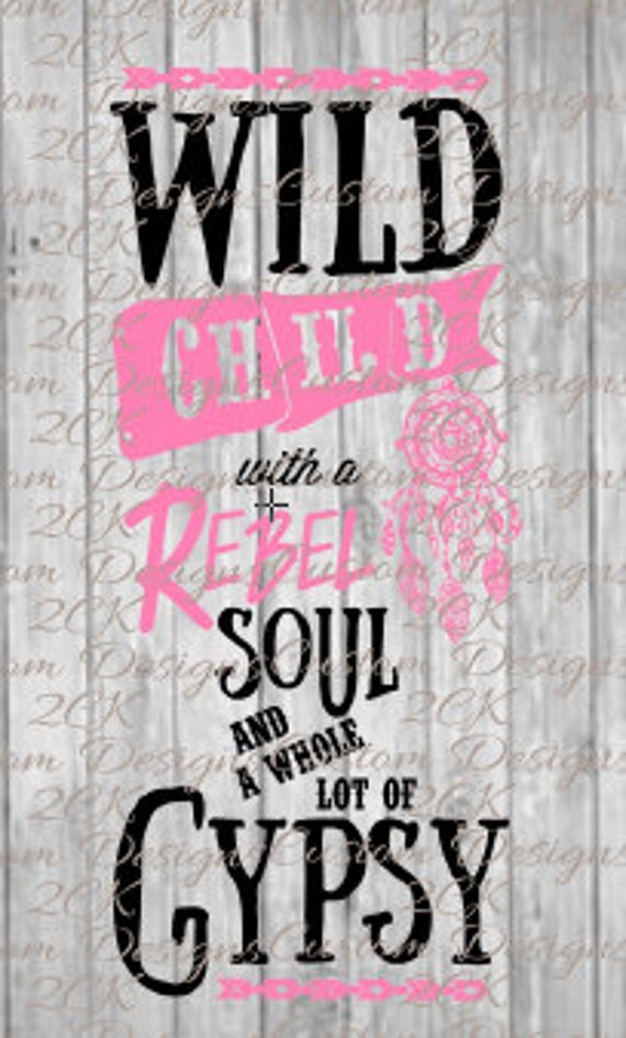 Download Items similar to Wild child Svg on Etsy