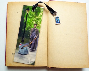 Handmade Doctor Who and K9 - illustrated, laminated, bookmark
