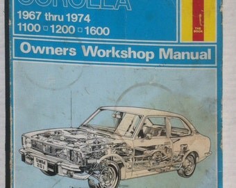 Toyota Corolla 1100 Manual