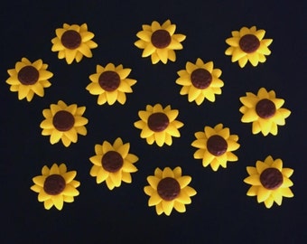 Fondant Sunflowers